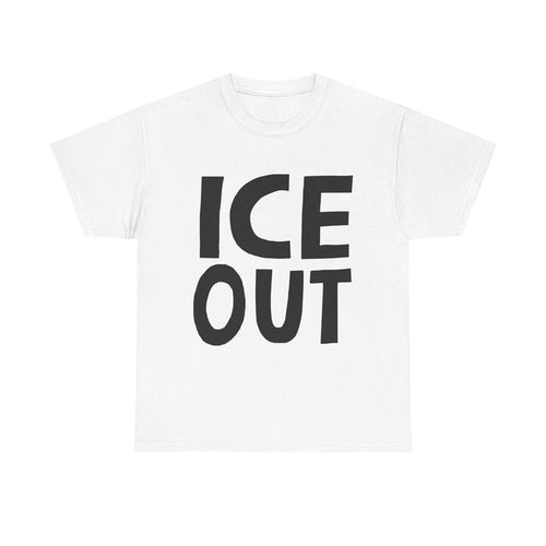 "ICE OUT" by Lalo Alcaraz Bold Graphic Tee