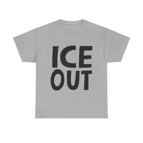 "ICE OUT" by Lalo Alcaraz Bold Graphic Tee