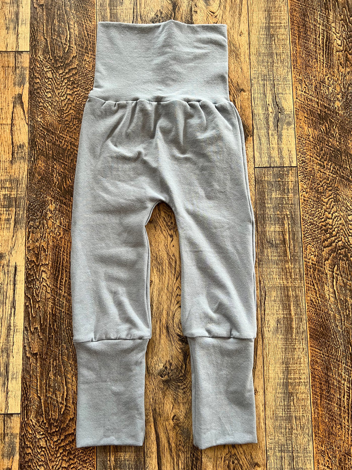 Solid Grey Blue 6m-3t Maxaloones pants