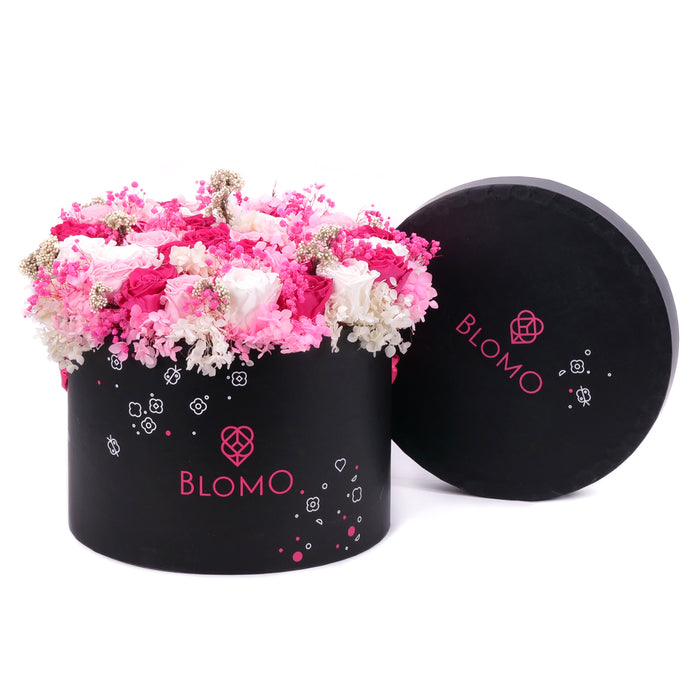 03001990_in-eterno-cierny-blomo-box-l-preparovane-ruze-hortenzia-a-gypsophila