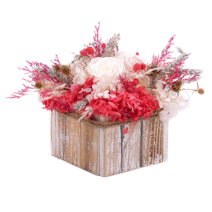 03101535_irigo-dreveny-box-stvorec-preparovane-biele-ruze-a-cervene-kvety