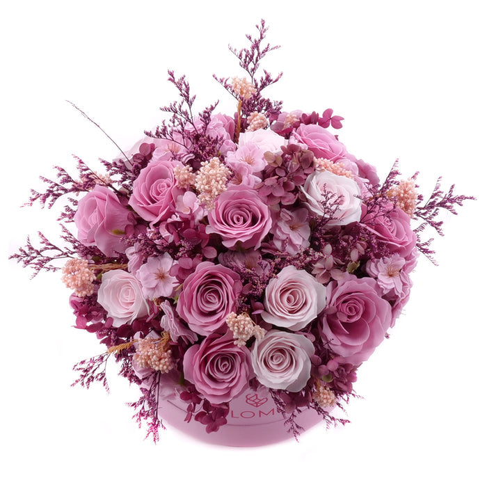 03002063_irigo-ruzovy-blomo-box-m-15-parfume-vonave-ruze-hortenzia-limonka-a-ozothamnus
