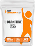 BulkSupplements.com L-Carnitine HCl Powder 100g bag image