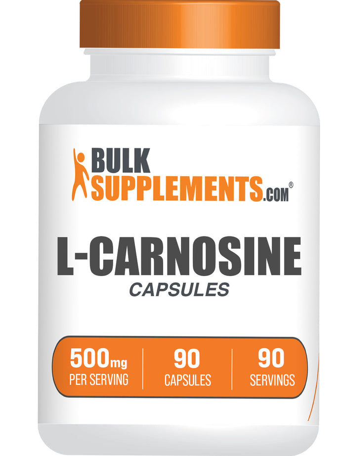 BulkSupplements.com L-Carnosine 90 capsules bottle image