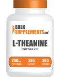 BulkSupplements.com L-Theanine 365 capsules bottle image