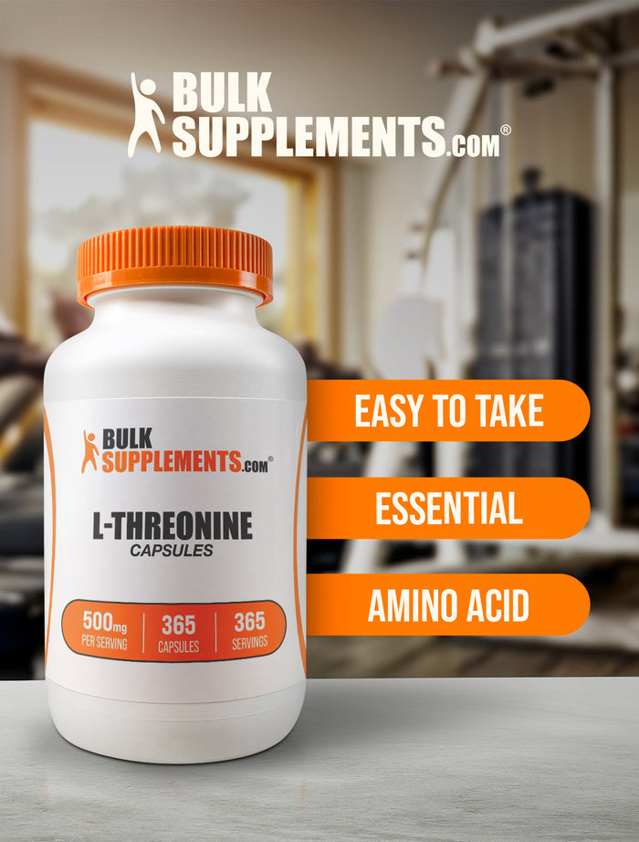 L-Threonine capsules keyword image 365 ct