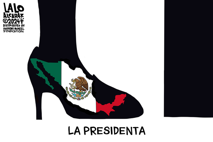 LA PRESIDENTA Gallery Quality Signed Print by Lalo Alcaraz