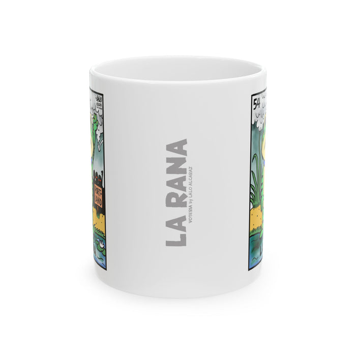 LA RANA by LALO ALCARAZ Voteria Ceramic Coffee Mug - Resistance Drinkware