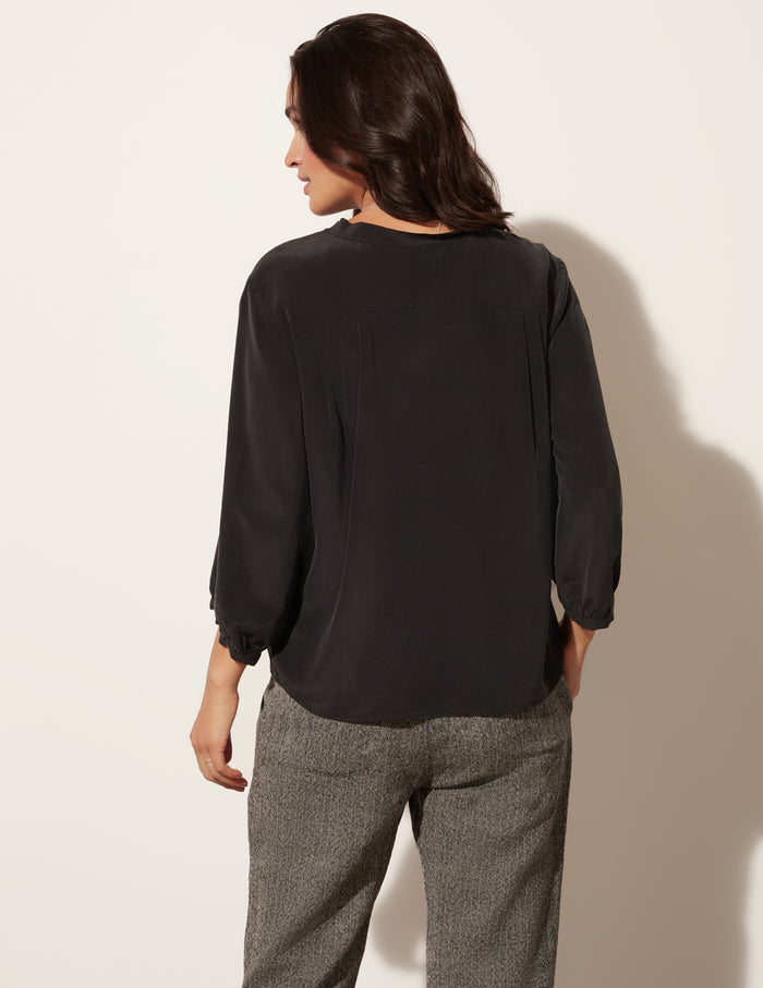 Lantern Sleeve Button Down