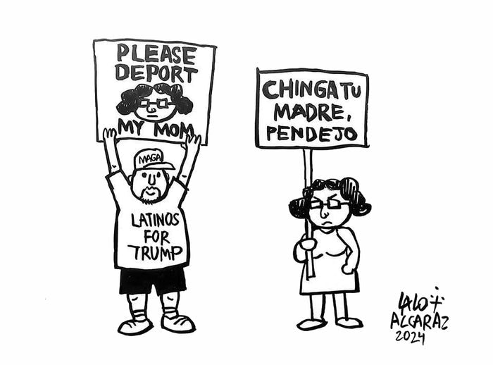 Latinos For Trump giclee print