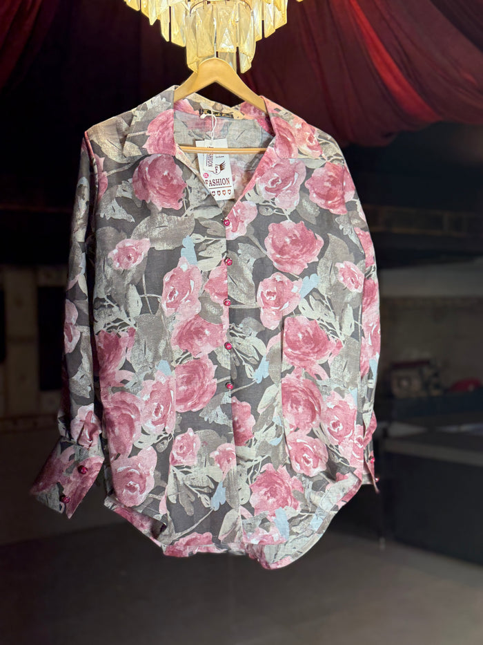 Linen Cotton Printed Shirts