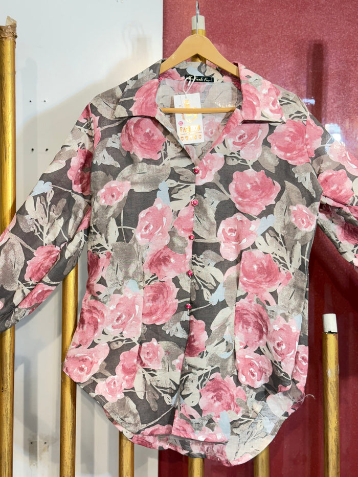 Linen Cotton Printed Shirts