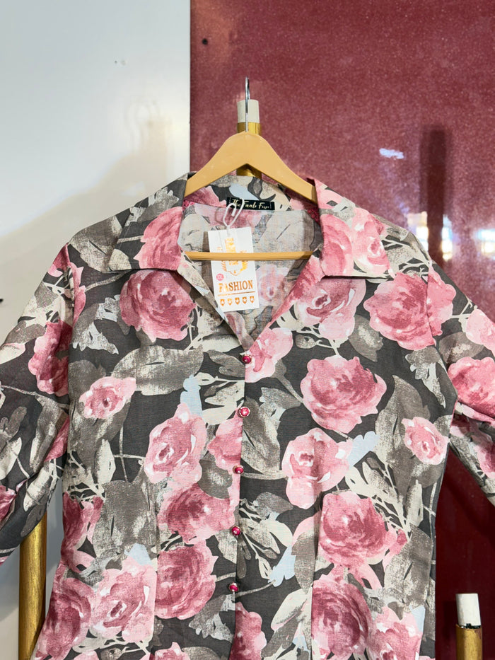 Linen Cotton Printed Shirts