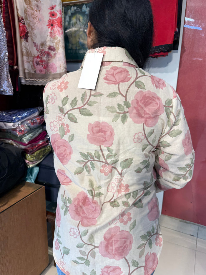 Linen Cotton Printed Shirts