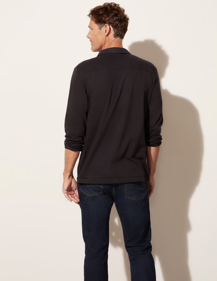 Long Sleeve Pocket Polo