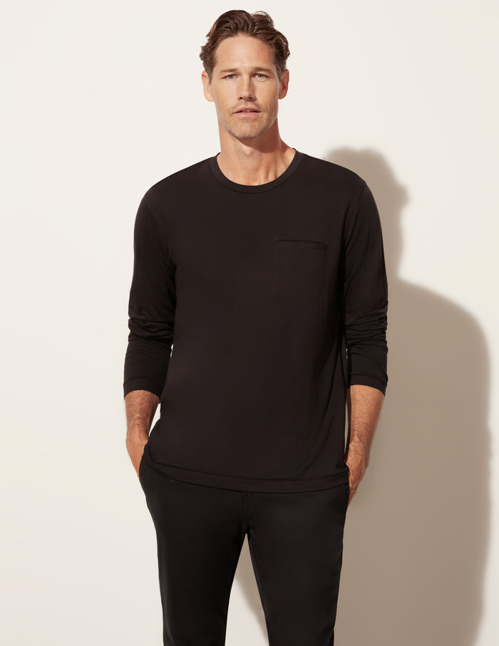 Long Sleeve Pocket T Shirt