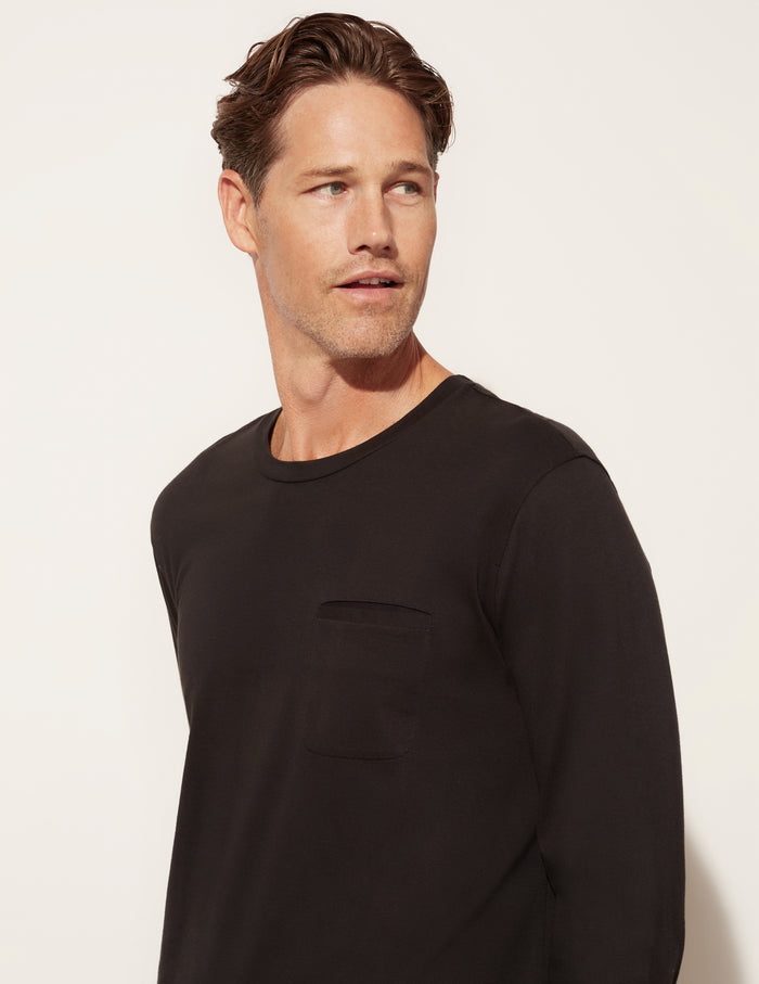 Long Sleeve Pocket T Shirt
