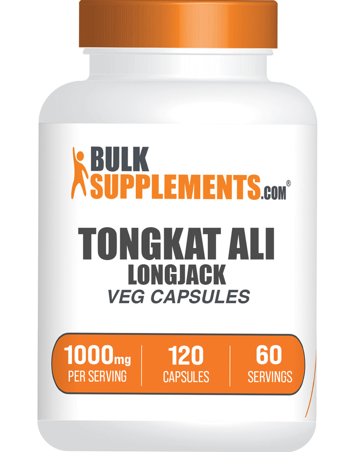 BulkSupplements.com Longjack Extract 120 capsules bottle image