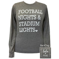 lulu mac-Football Nights-Deep Heather LS-LM30