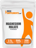BulkSupplements.com Magnesium Malate Powder 500g bag image