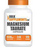 BulkSupplements.com Magnesium Taurate 240 capsules bottle image