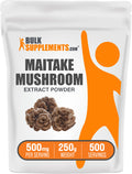 BulkSupplements.com Maitake Mushroom Extract Powder 250g bag image