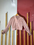 Mauve Pink cropped Shirt