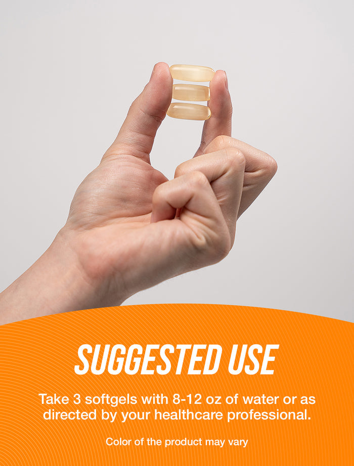 MCT Oil softgels suggested use image