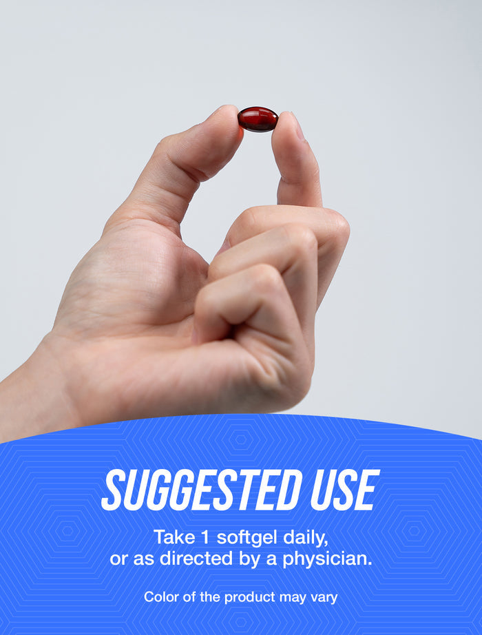 Melatonin softgels suggested use image
