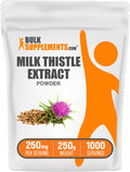 BulkSupplements.com Milk Thistle Extract Powder 250g bag image