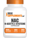 BulkSupplements.com NAC Capsules 360 ct bottle image