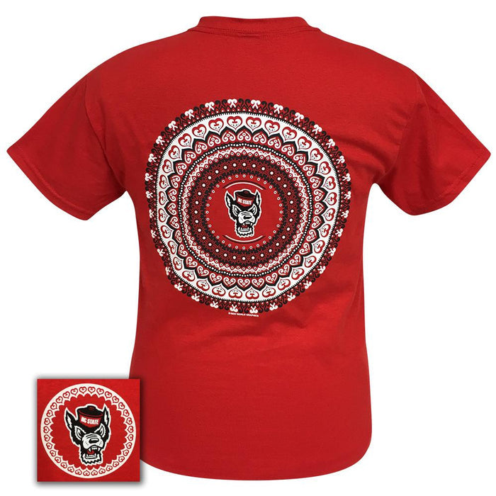 North Carolina State Mandala Red  SS