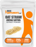 BulkSupplements.com Oat Straw Extract Powder 250g bag image