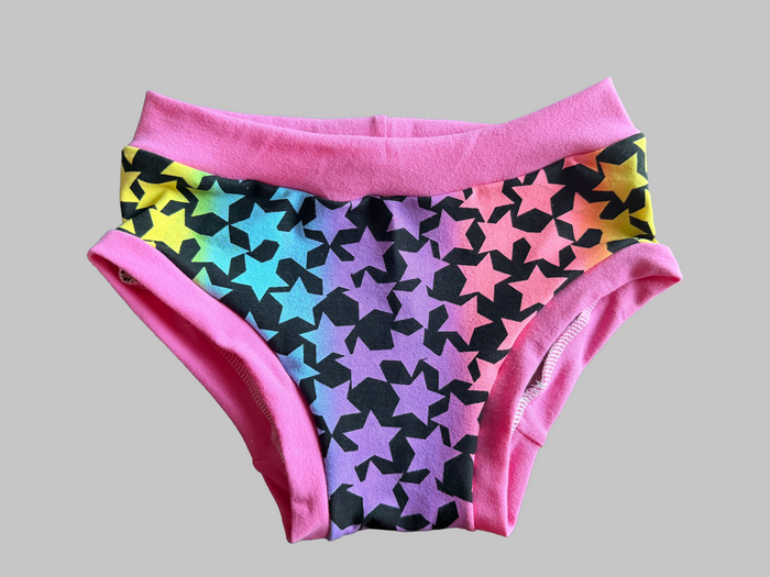 Ombre stars kids size 7 underwear