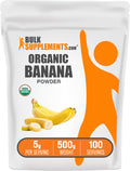 BulkSupplements.com Organic Banana Powder 500g bag image