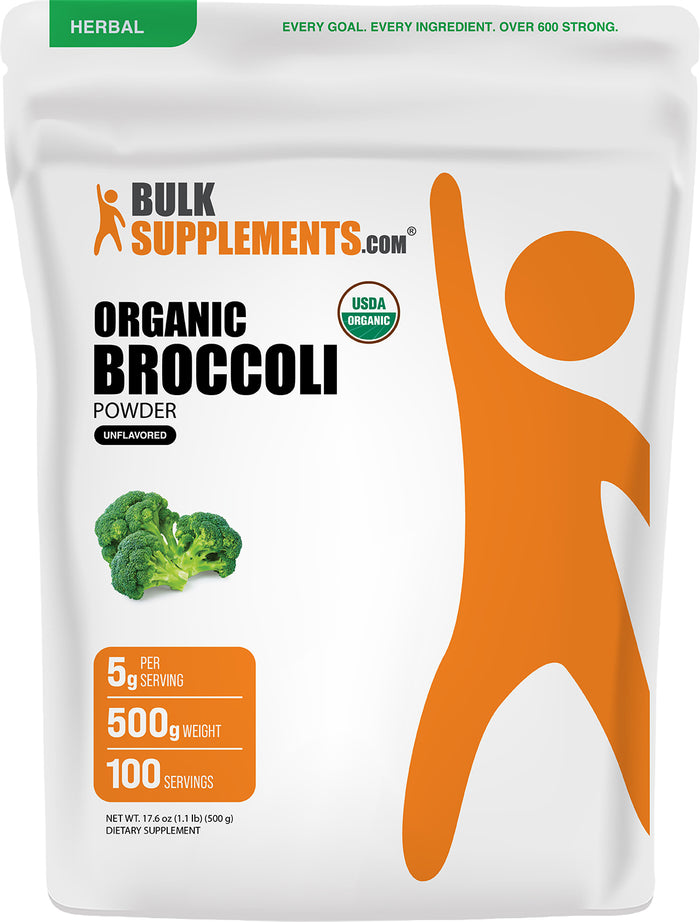 Organic Broccoli Powder 500g Main Label