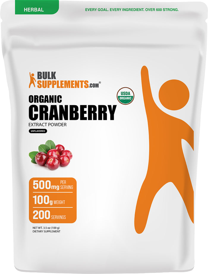 Organic Cranberry Extract Powder 100g Main Image