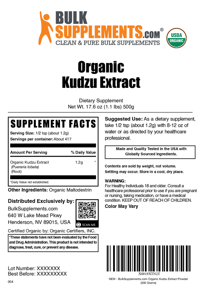 Organic Kudzu Root Extract Powder