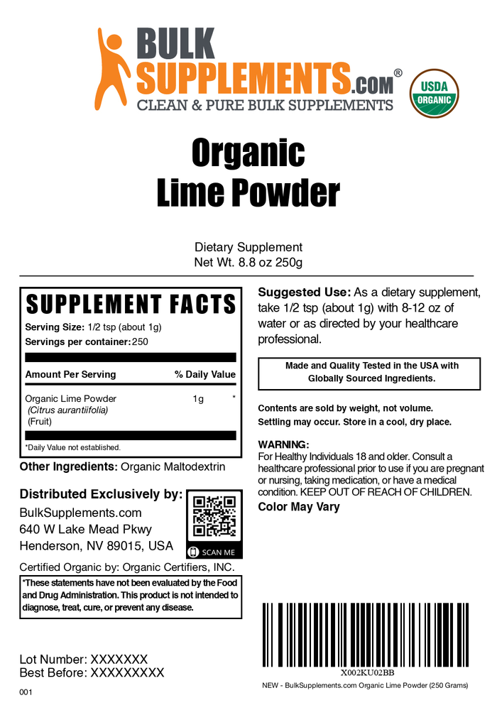 Organic Lime Powder