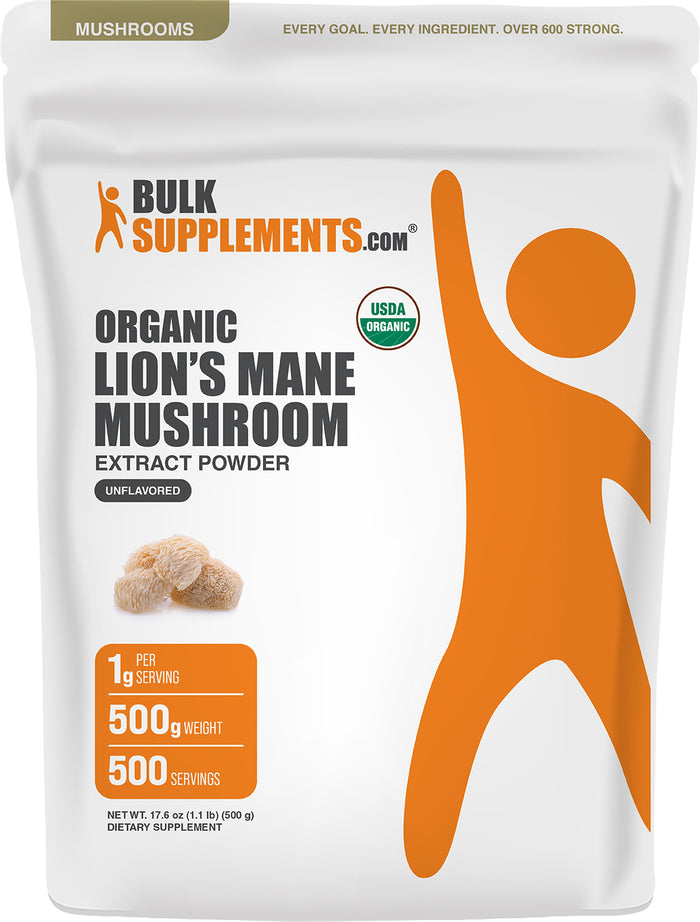 Organic Lions Mane Mushroom Extract Powder 500g Main Image