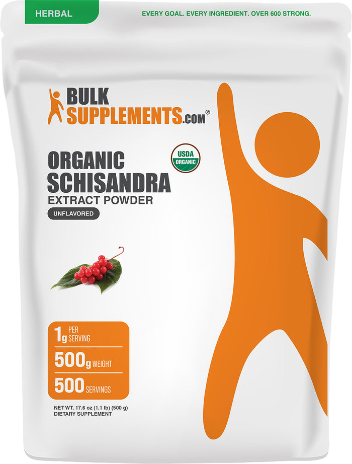 Organic Schisandra Extract Powder 500g Main Image