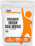 BulkSupplements.com Organic Irish Sea Moss Powder 250g bag image
