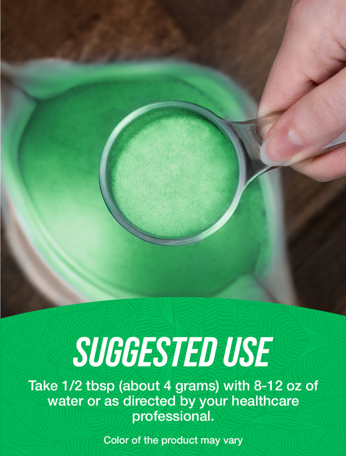 Organic spinach powder suggested use image