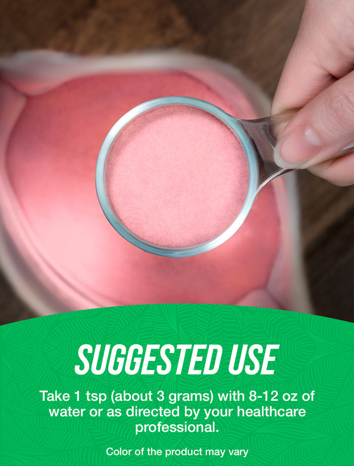 Organic strawberry powder suggested use image
