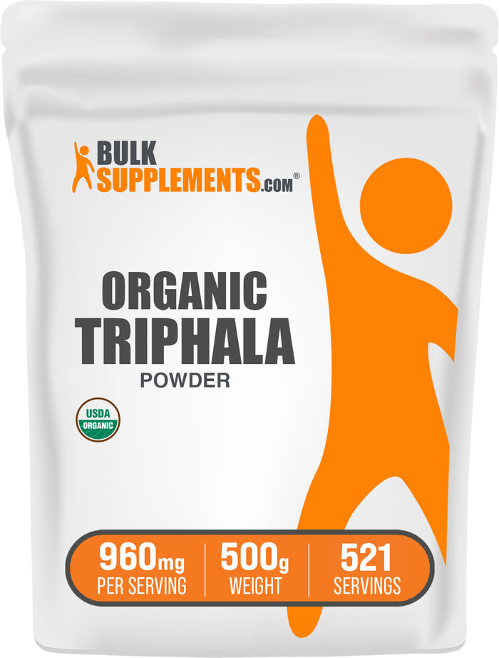 BulkSupplements.com Organic Triphala Powder 500g bag image