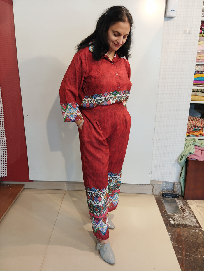 Patterned Co-ord Set