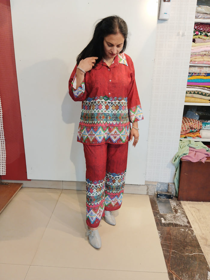 Patterned Co-ord Set