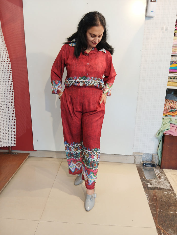 Patterned Co-ord Set