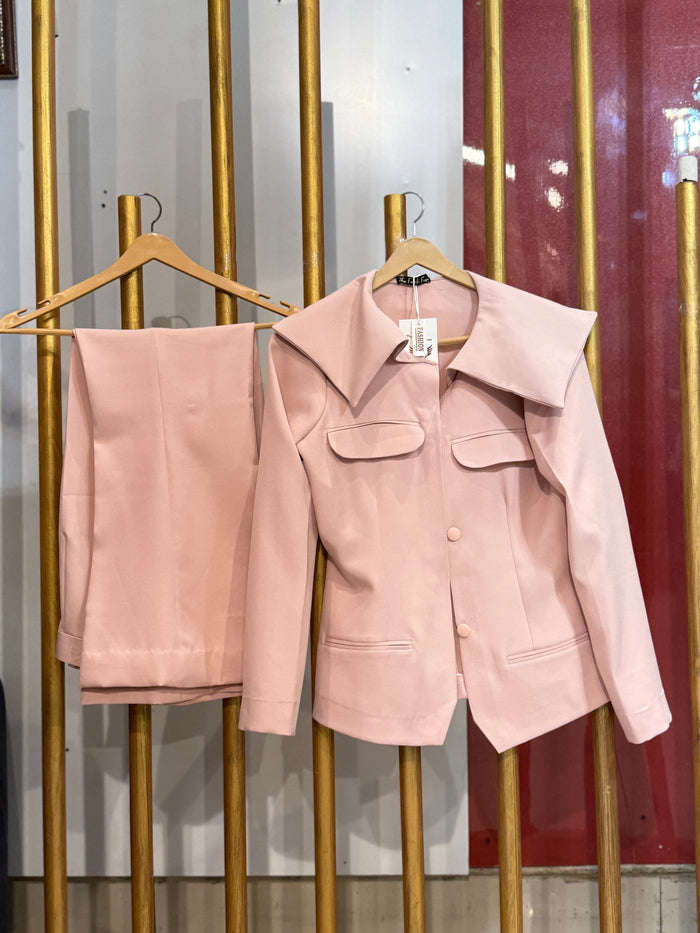 Peach Blazer Suit