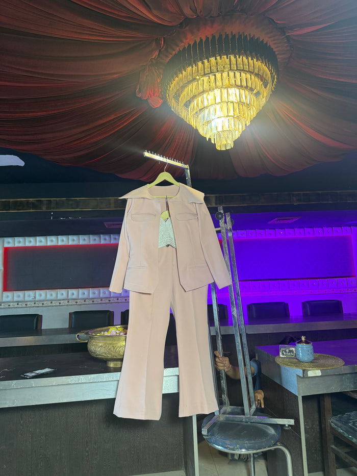 Peach Blazer Suit